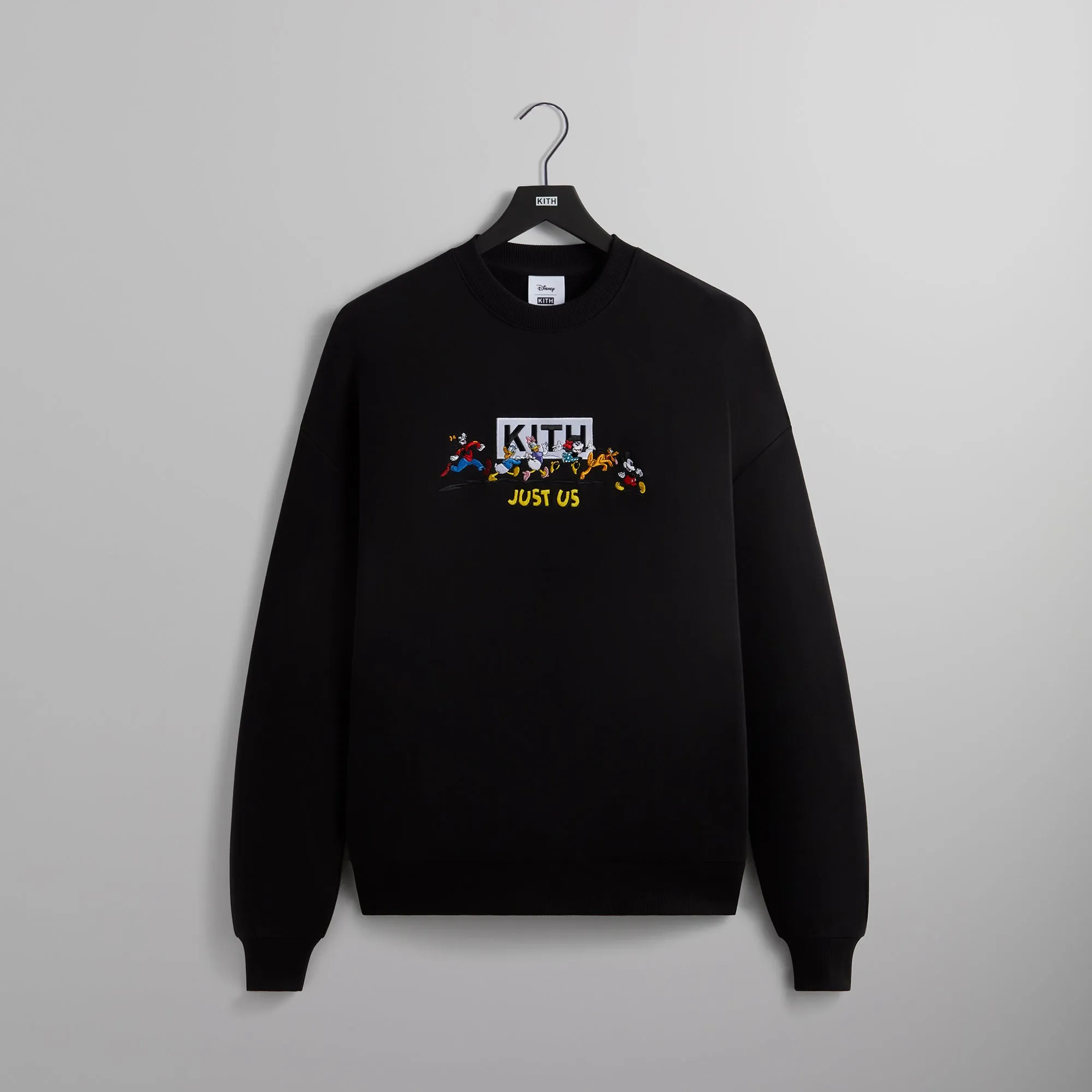 Disney | Kith for Mickey & Friends Family Crewneck - Black sold by Kith