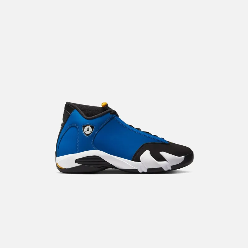 Nike Air Jordan 14 Retro - Varsity Royal / Black / Varsity Maize / White sold by Kith