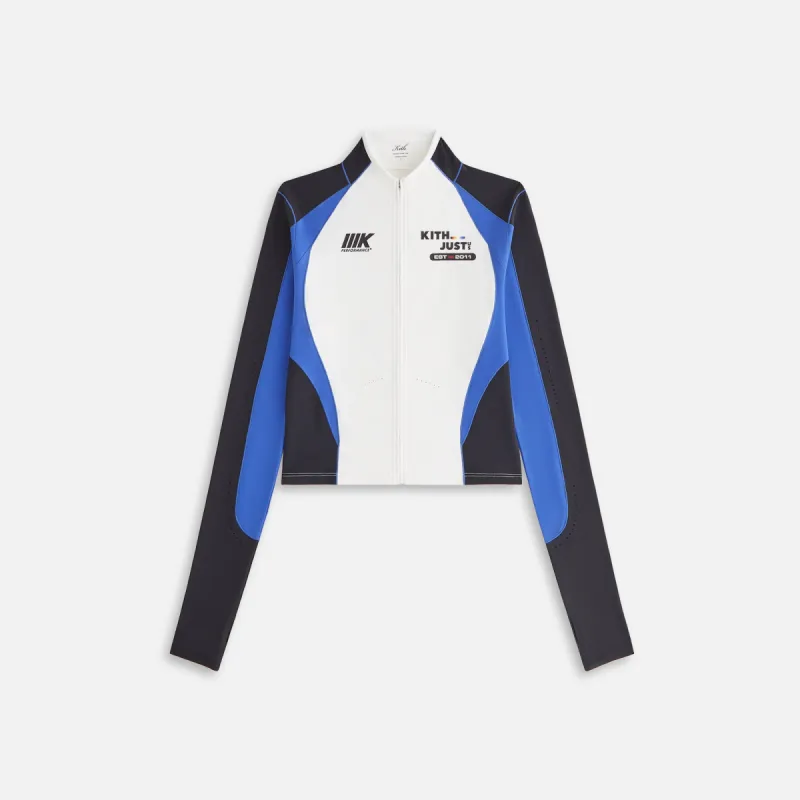 Kith Women Blaise Panelled Full Zip - White sold by Kith