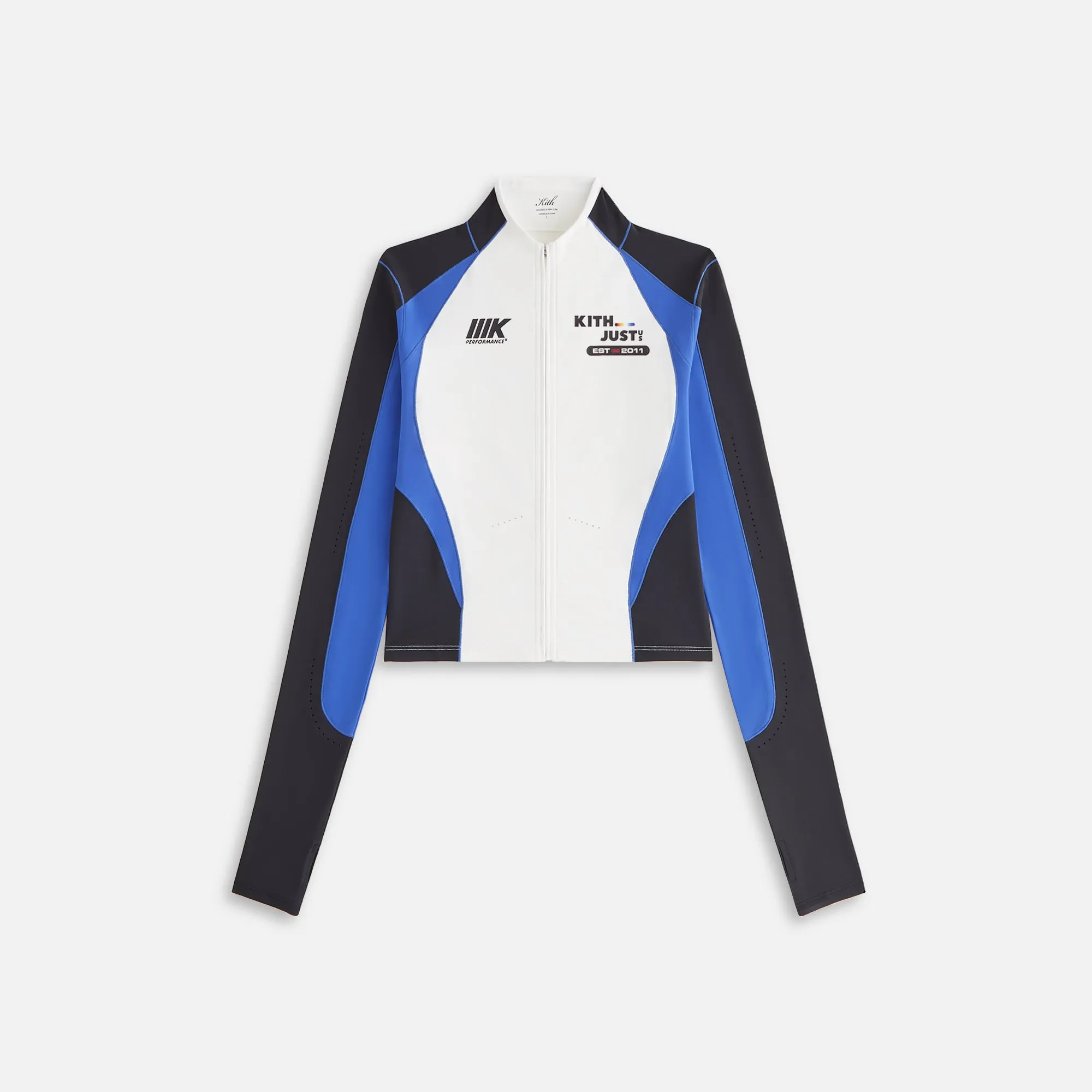 Kith Women Blaise Panelled Full Zip - White sold by Kith