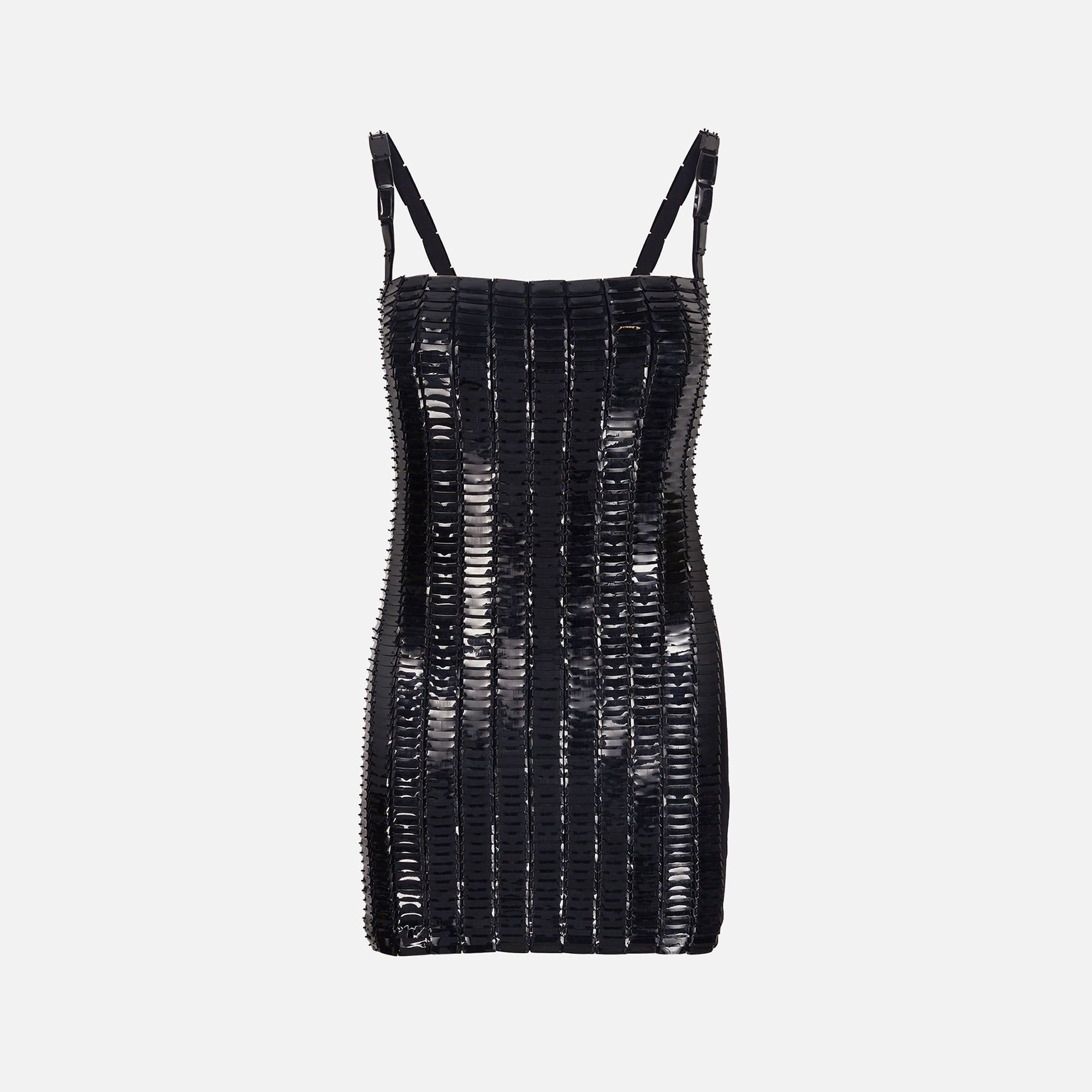 The Attico Rue Mini Dress - Black sold by Kith