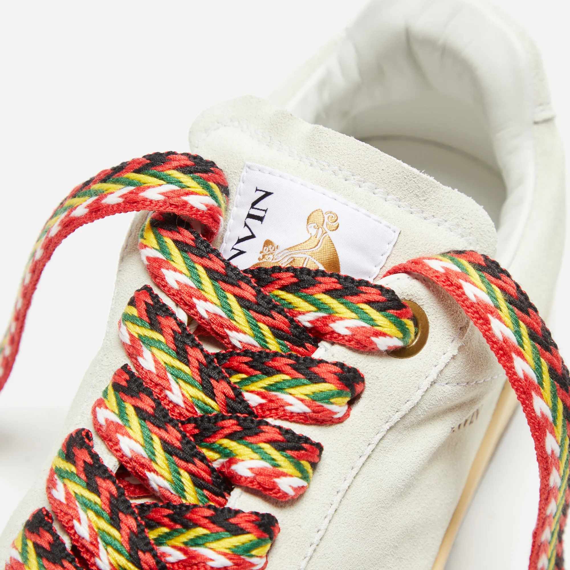 Lanvin Lite Curb Low Top Sneakers - White sold by Kith product image thumbnail 3