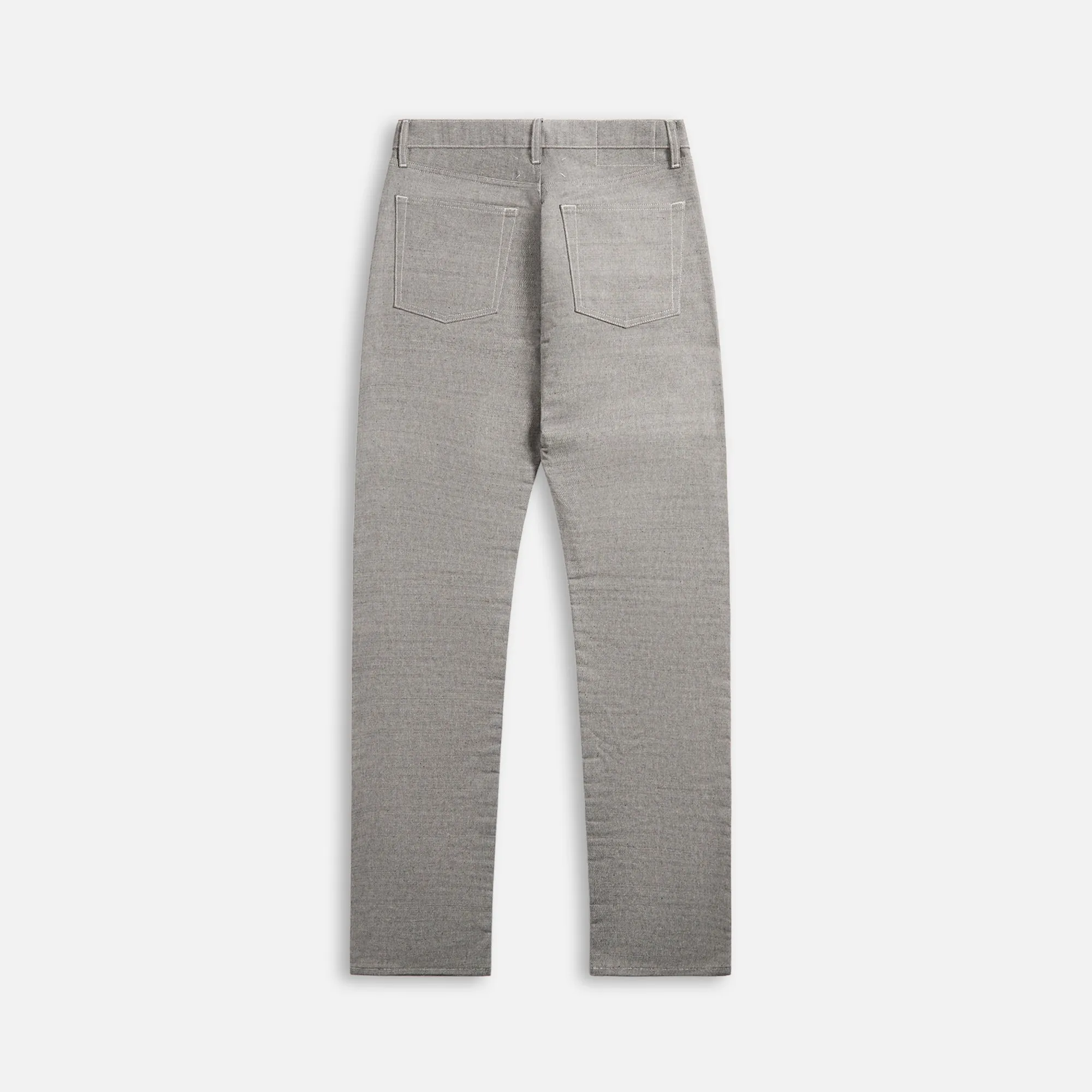Maison Margiela 12oz Black Broken Twill Pant - Caviar sold by Kith product image thumbnail 2