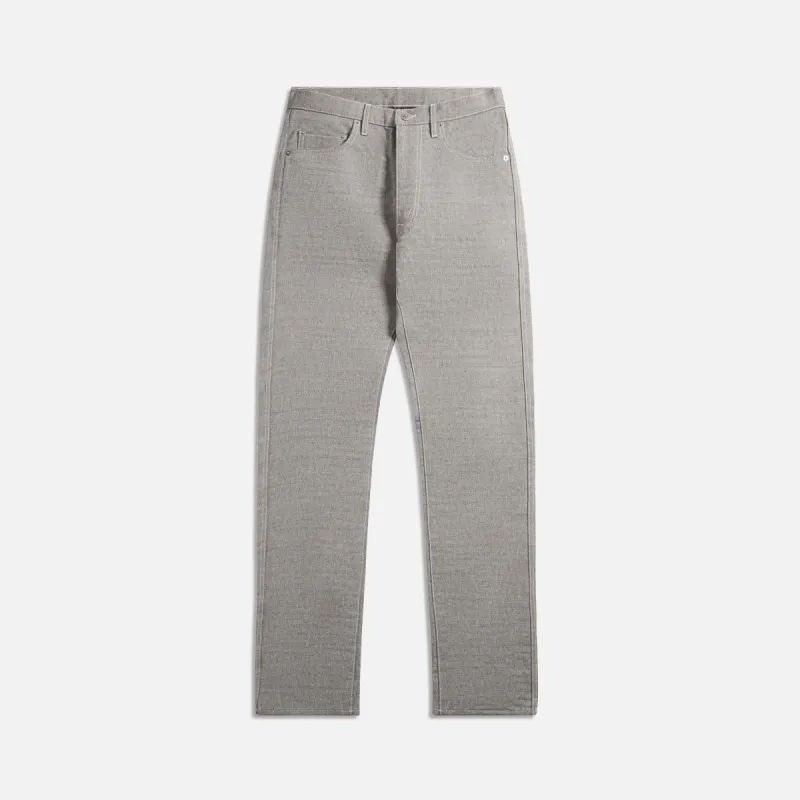 Maison Margiela 12oz Black Broken Twill Pant - Caviar sold by Kith