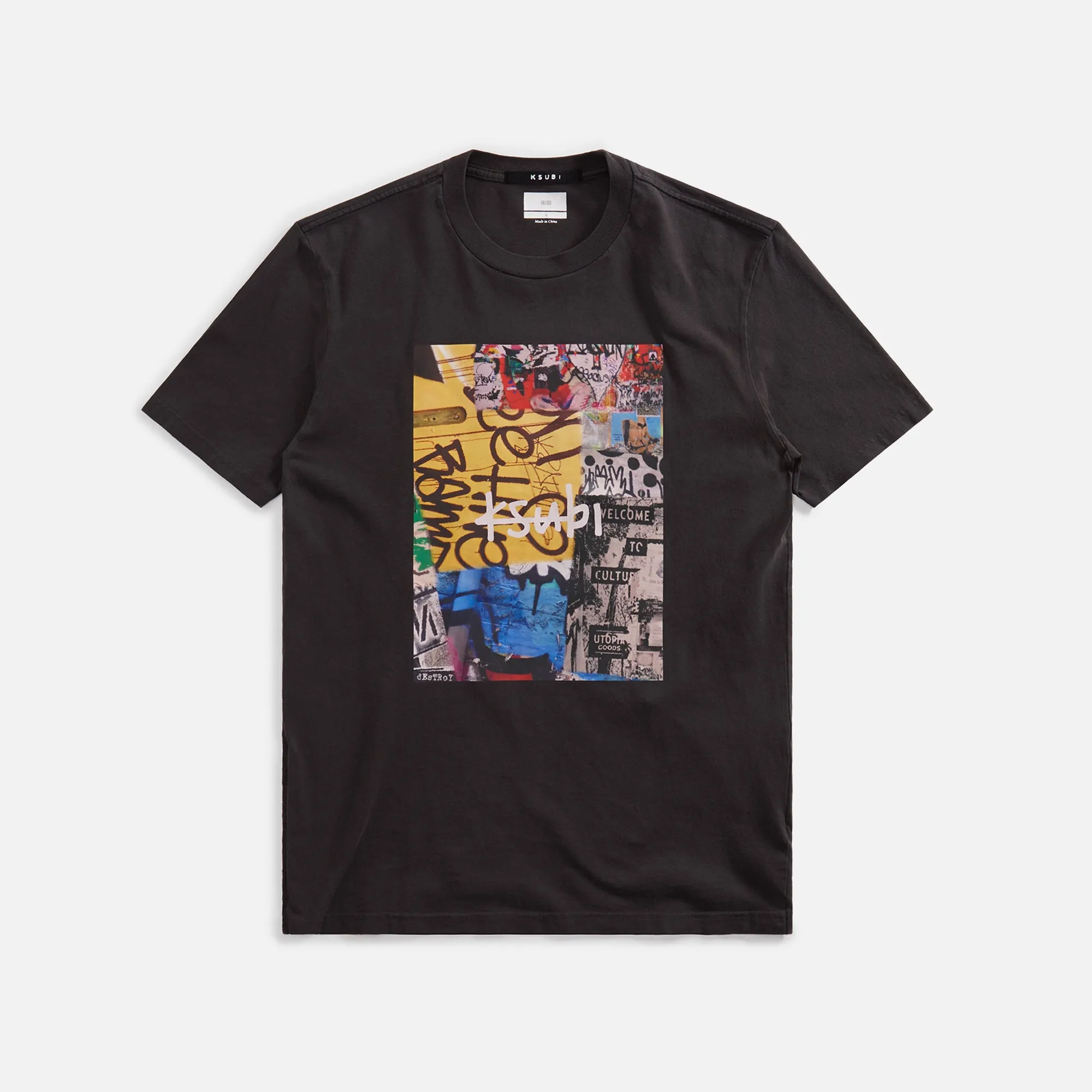 Ksubi Kulture Kash Tee - Faded Black sold by Kith
