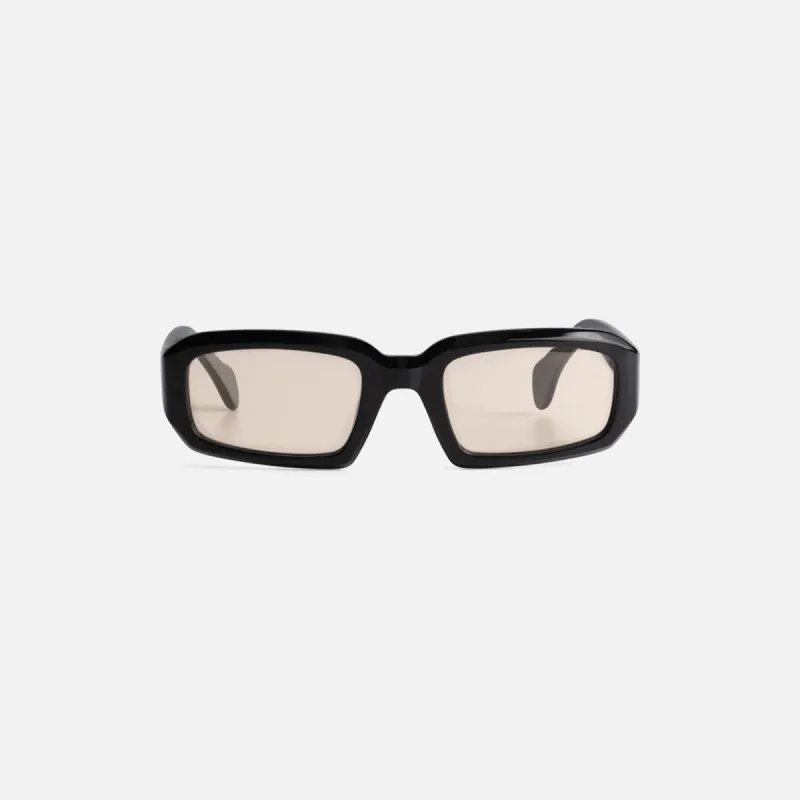 Port Tanger Mektoub Acetate Frames - Black / Amber Lens sold by Kith