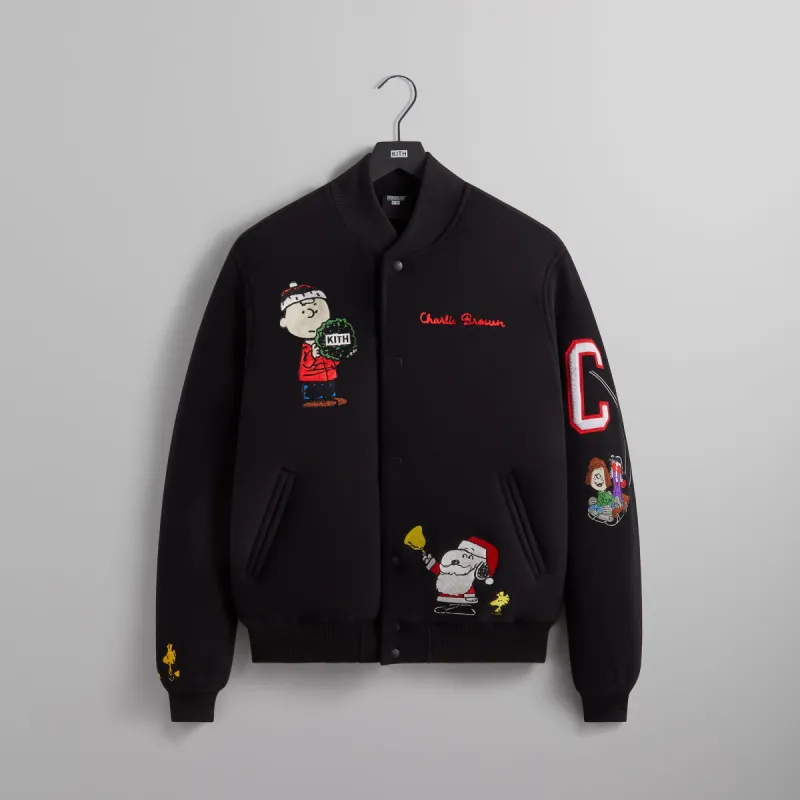 Kith SNOOPY Bomber Jacket スヌーピー ジャケット Peanuts Snoopy Bomber Jacket Retro Varsity Style