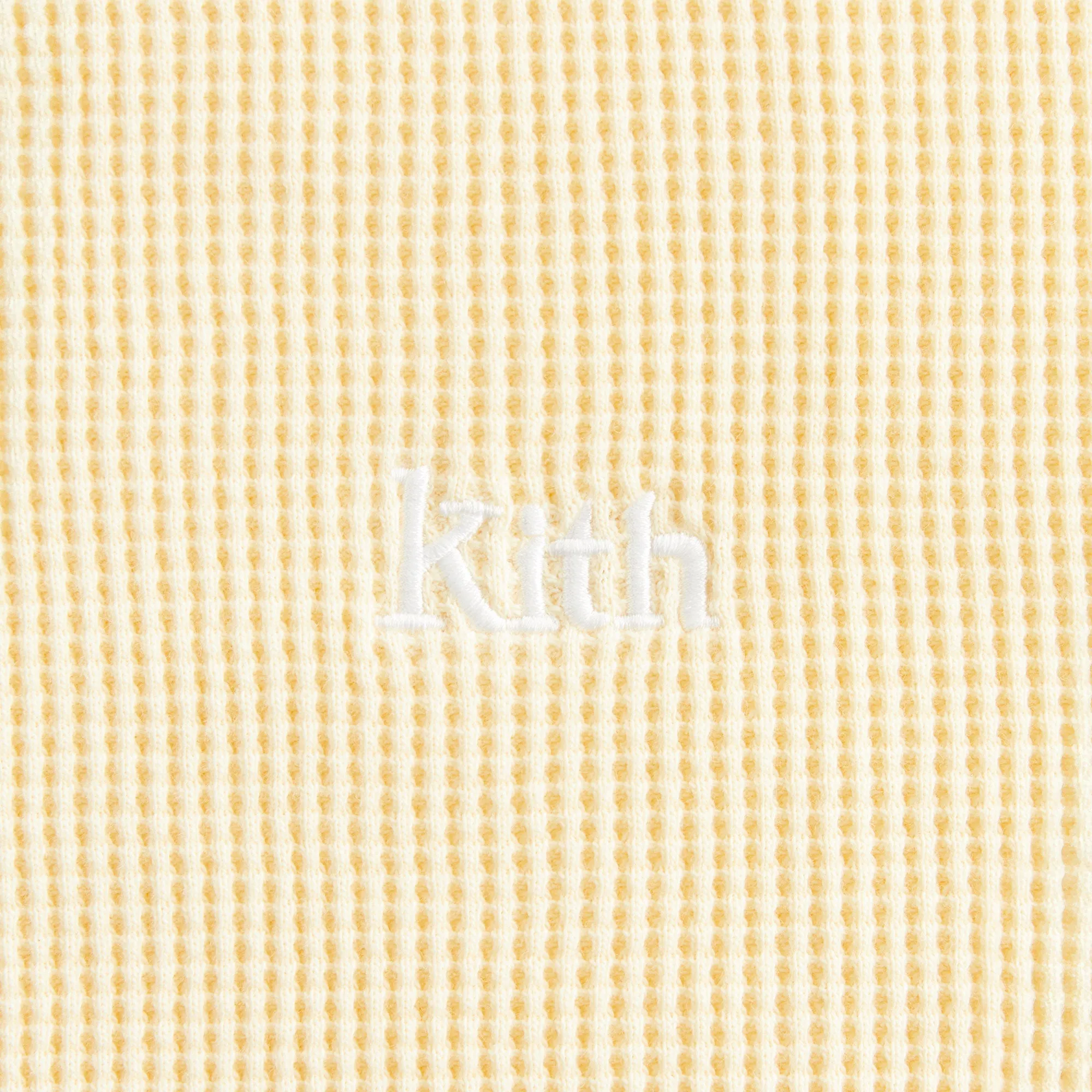 Kith Women Bryden Waffle Long Sleeve - Scone sold by Kith product image thumbnail 5
