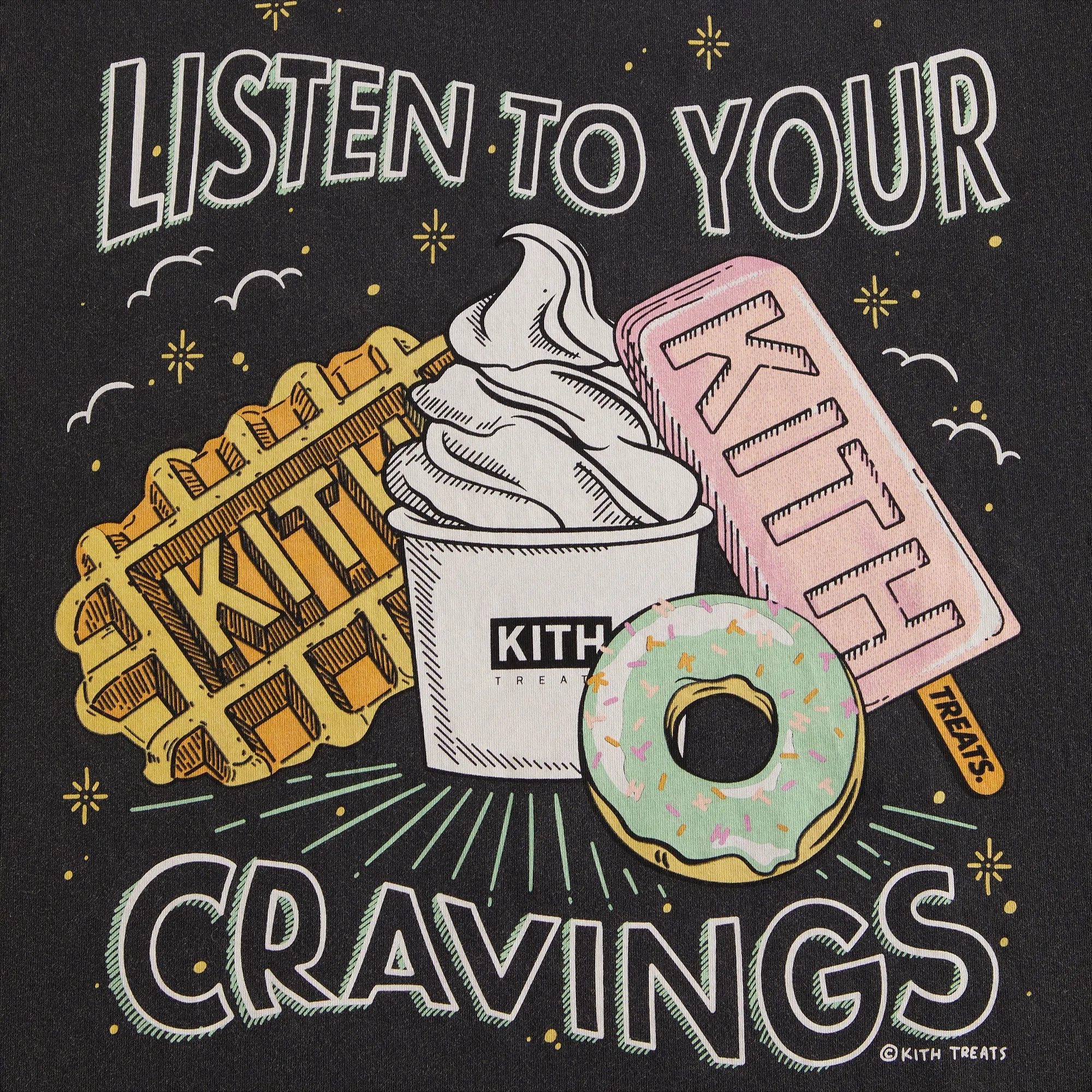 Kith Treats Cravings Vintage Tee - Black sold by Kith product image thumbnail 3