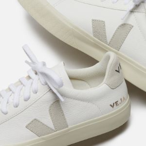 Veja Campo Suede Chromefree Leather - Extra White / Natural sold by Kith