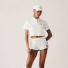 Kith Women Laramie Cropped Polo - White sold by Kith