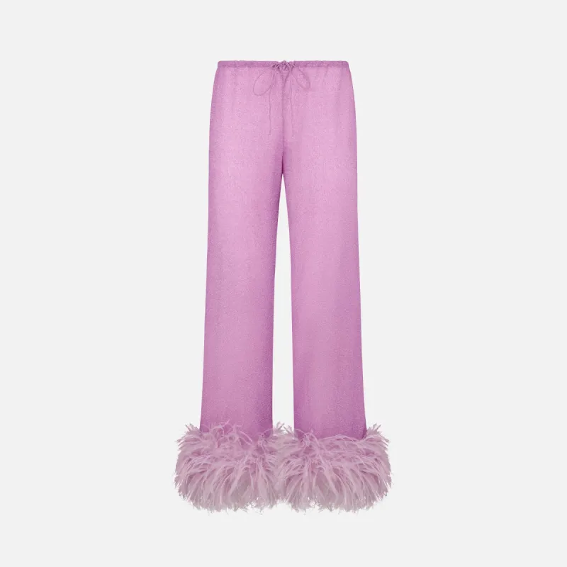 Oseree Lumiere Plumage Long Pant - Glicine sold by Kith