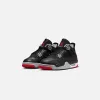 Jordan GS Air Jordan 4 Retro - Black / Fire Red / Cement Grey / Summit White sold by Kith
