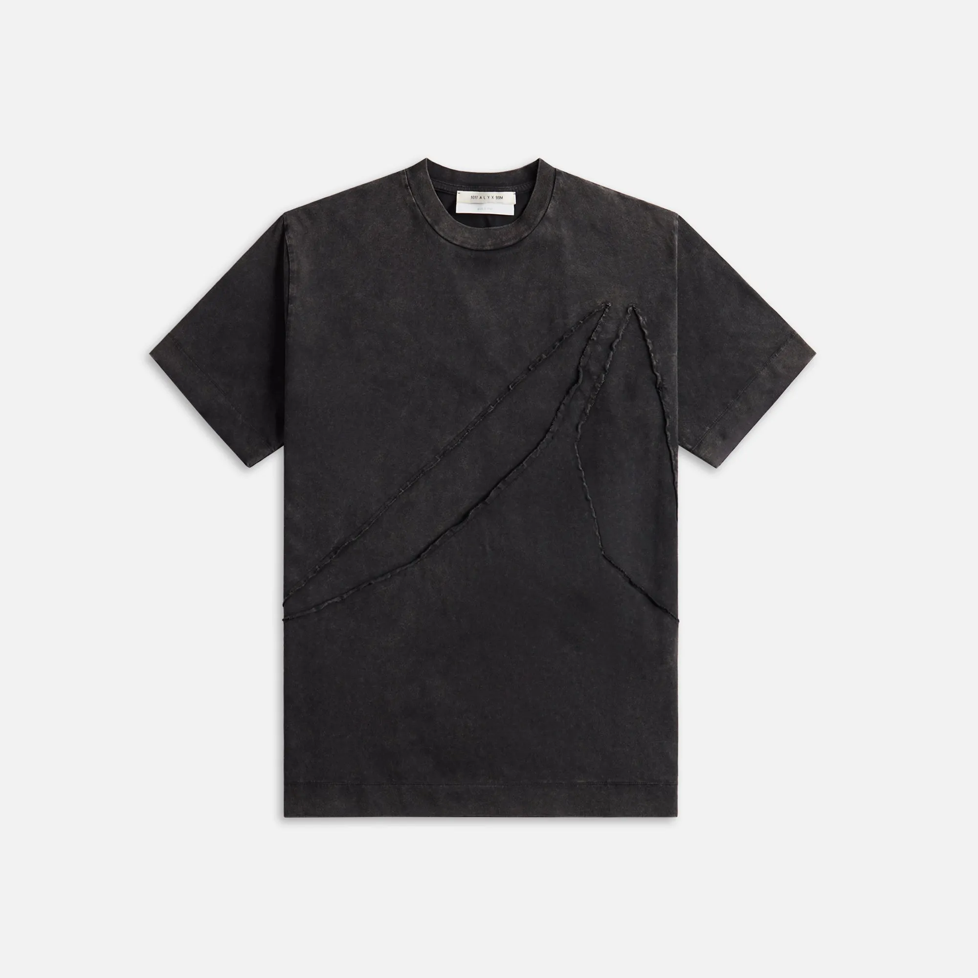 1017 ALYX 9SM Intarsia Applique Logo Tee - Washed Black sold by Kith