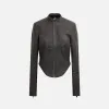 MISBHV Faded Faux Leather Jacket - Black sold by Kith