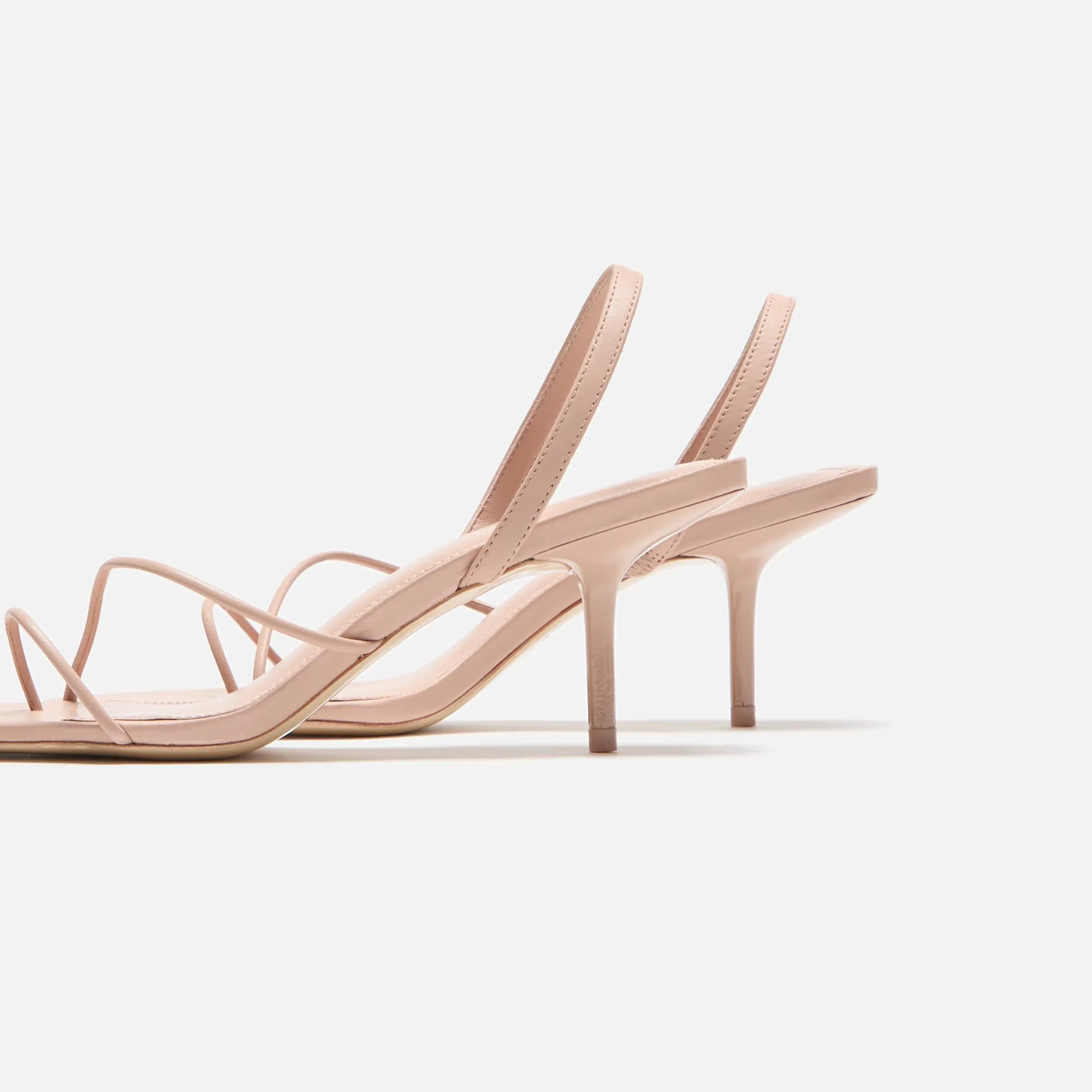 Black Suede Studio Iris 65 Sandal - Old Rose / Nappa sold by Kith product image thumbnail 3