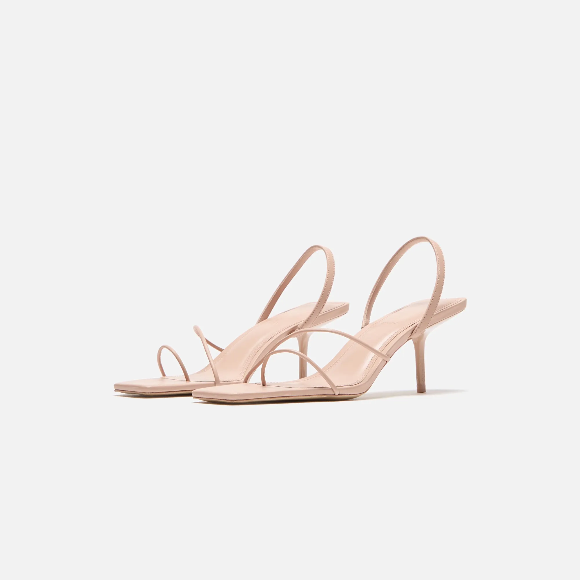 Black Suede Studio Iris 65 Sandal - Old Rose / Nappa sold by Kith product image thumbnail 2