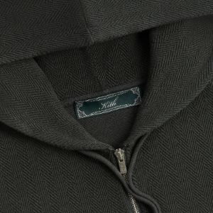 Kith Herringbone Fleece Williams V Hoodie - Machine sold by Kith