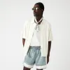 Kith Rhys Knit Stripe Buttondown - Sandrift sold by Kith