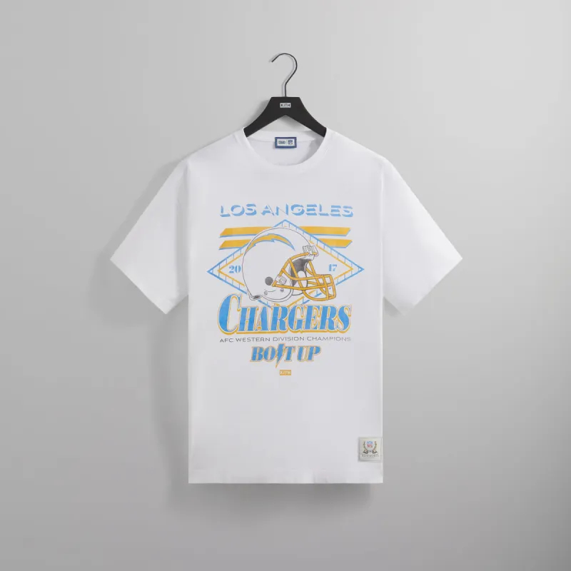 Kith for the NFL: Chargers Vintage Tee - White sold by Kith