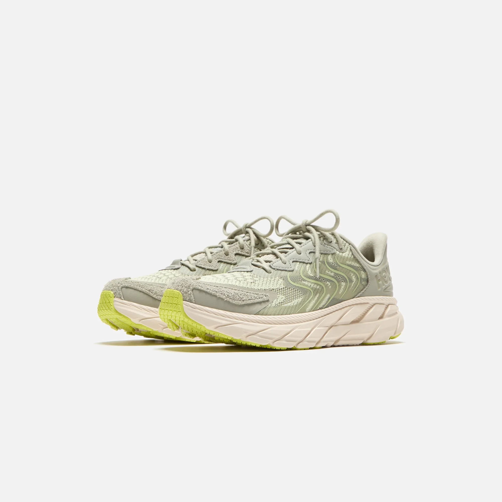 HOKA One One Clifton LS - Barely / Oat Milk sold by Kith product image thumbnail 2