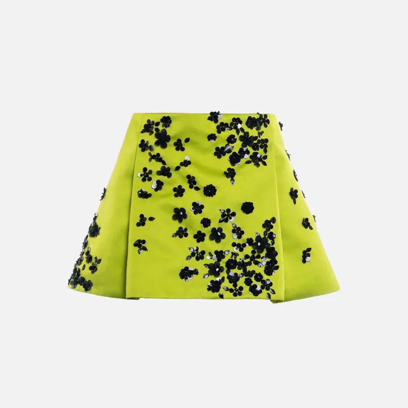 Des Phemmes Skirt - Lime sold by Kith
