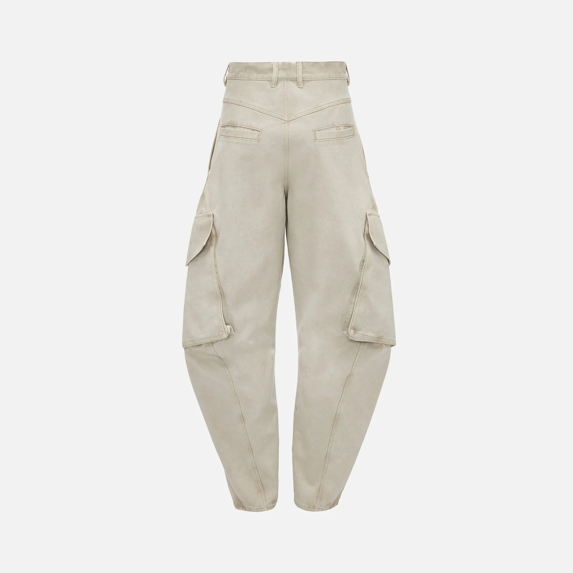 JW Anderson Twisted Cargo Trousers - Chalk sold by Kith product image thumbnail 2