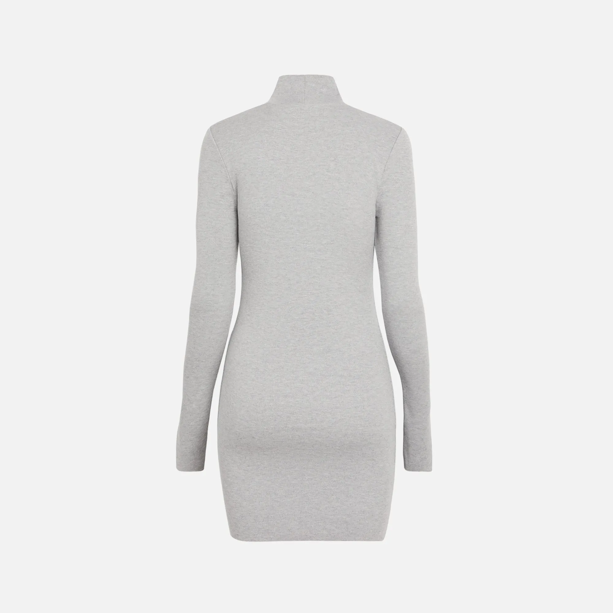 Kith Women Brier Turtleneck Mini Dress - Steel Heather Gray sold by Kith product image thumbnail 3