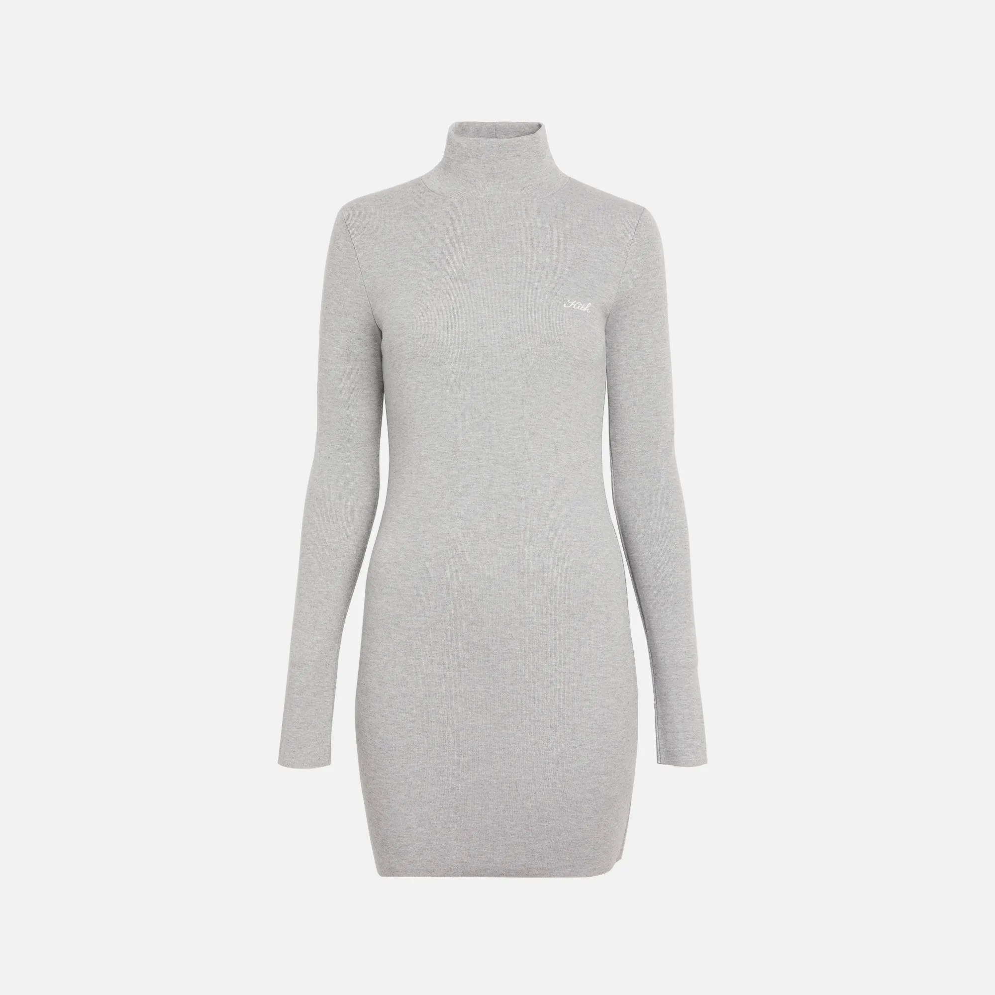 Kith Women Brier Turtleneck Mini Dress - Steel Heather Gray sold by Kith