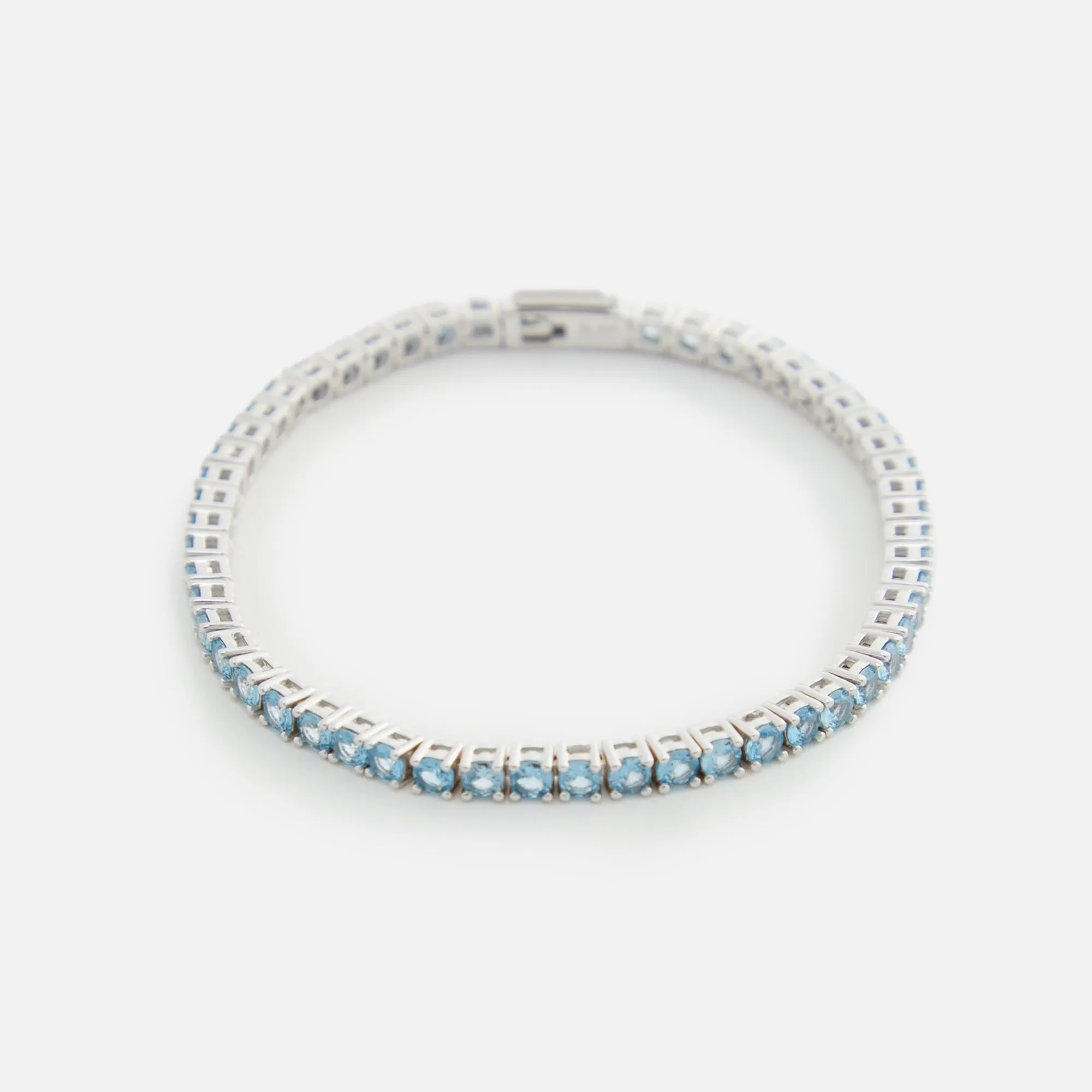 Hatton Labs Classic Tennis Bracelet - Aqua sold by Kith