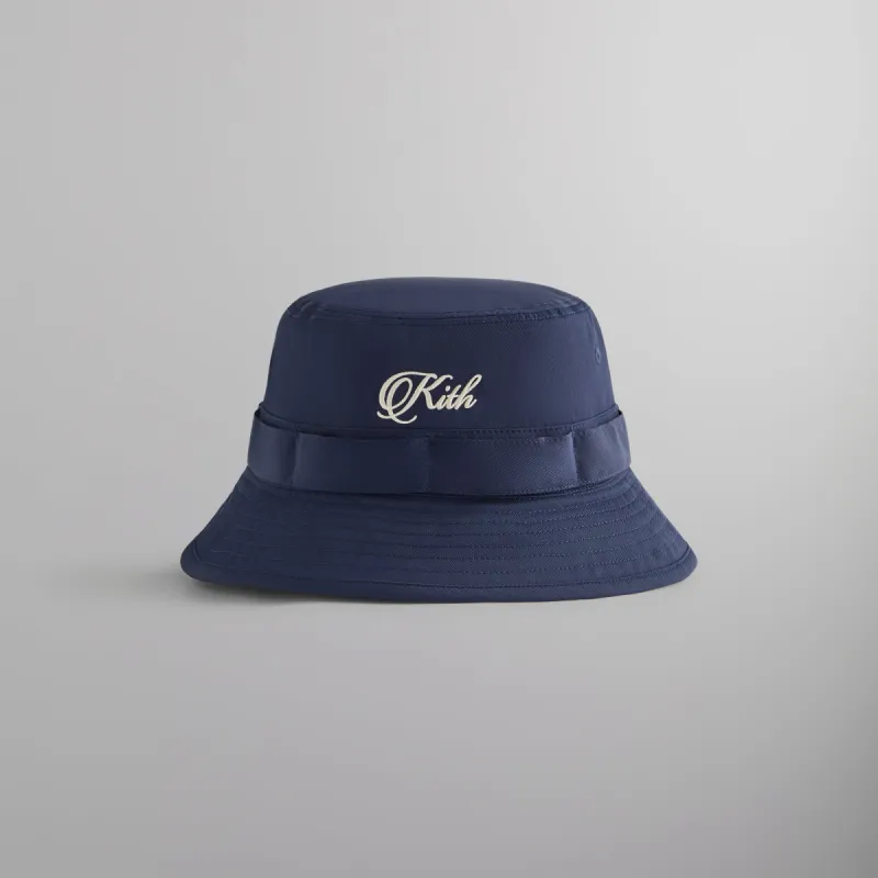 Kith Nylon Twill Clemens Bucket Hat - Nocturnal sold by Kith