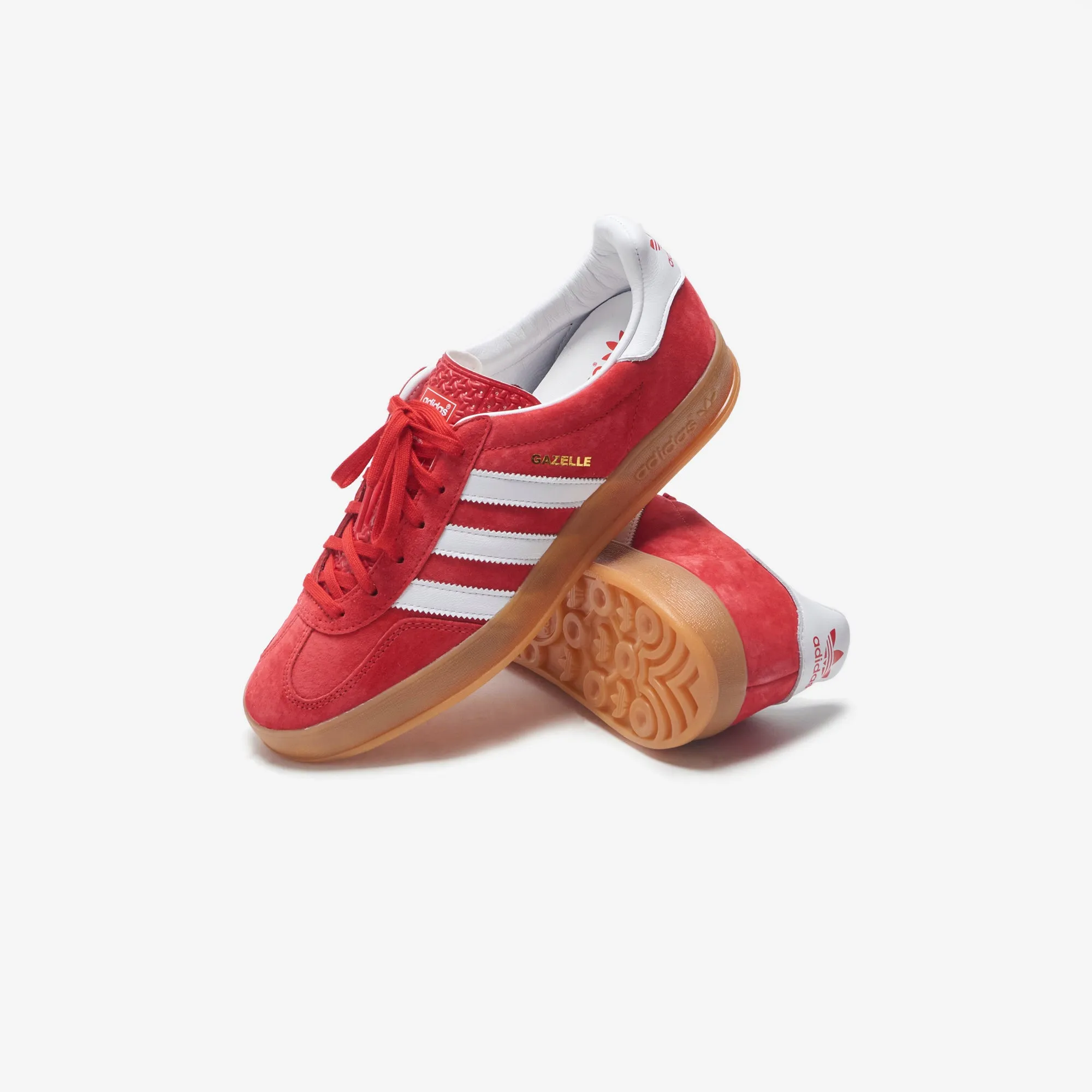 adidas Gazelle Indoor - Scarlet / Cloud White sold by Kith product image thumbnail 4