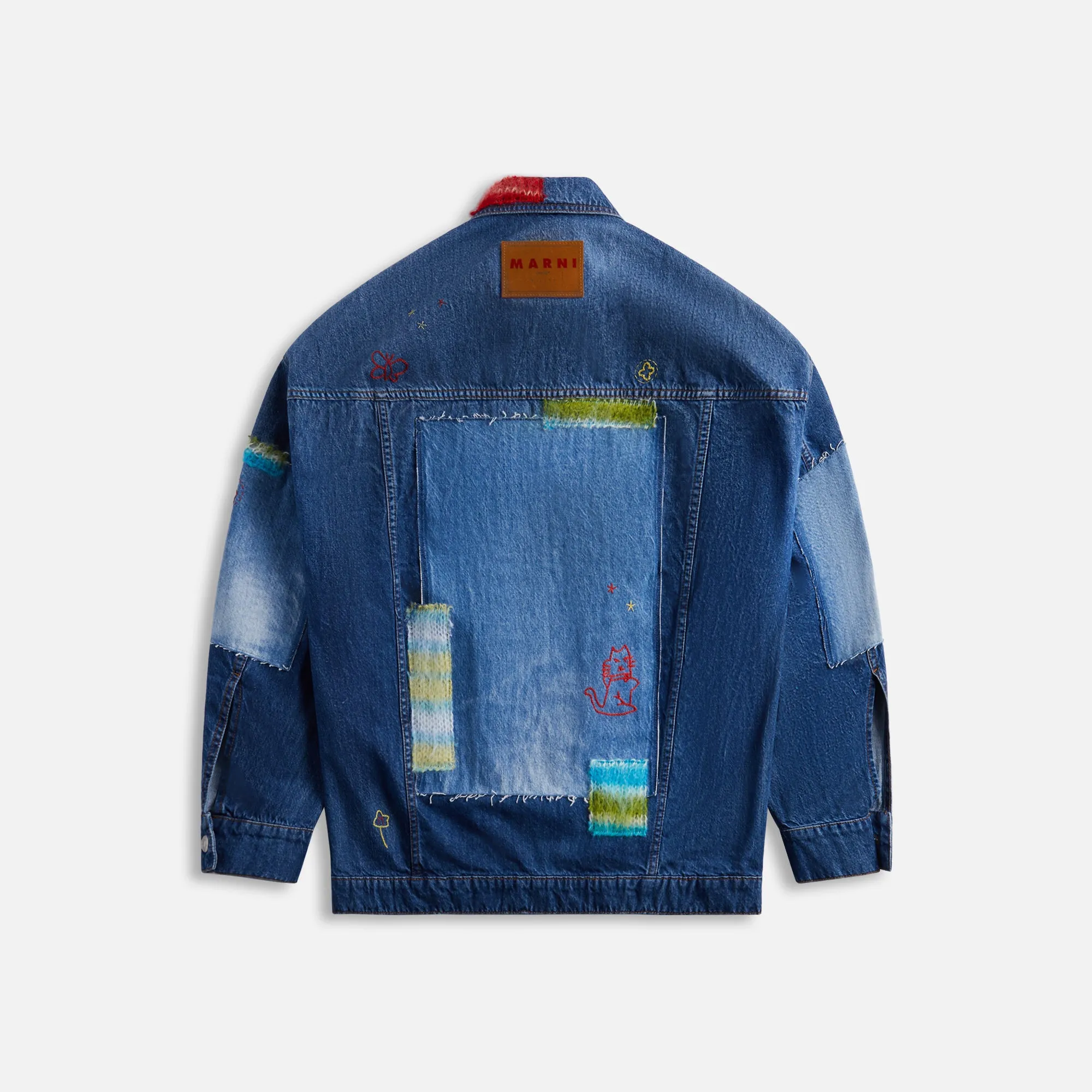 Marni Stone Washed Jacket with Mohair - Iris Blue sold by Kith product image thumbnail 2