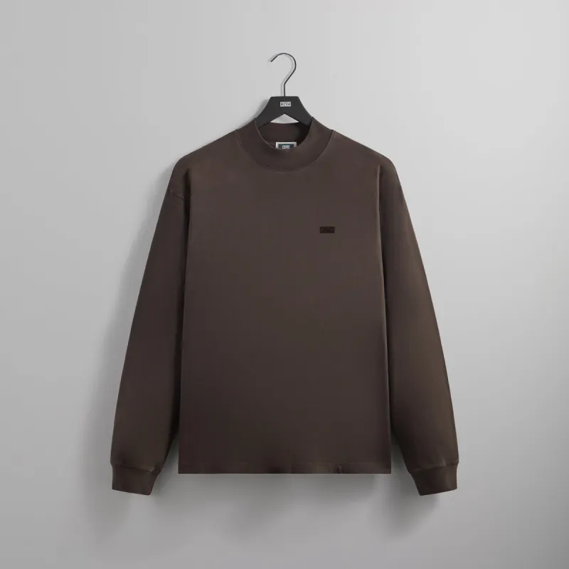 Kith Long Sleeve Mock Neck LAX Tee - Kindling sold by Kith