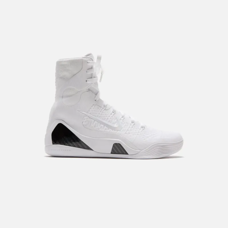 Nike Kobe 9 Elite High Protro - White / White / White sold by Kith