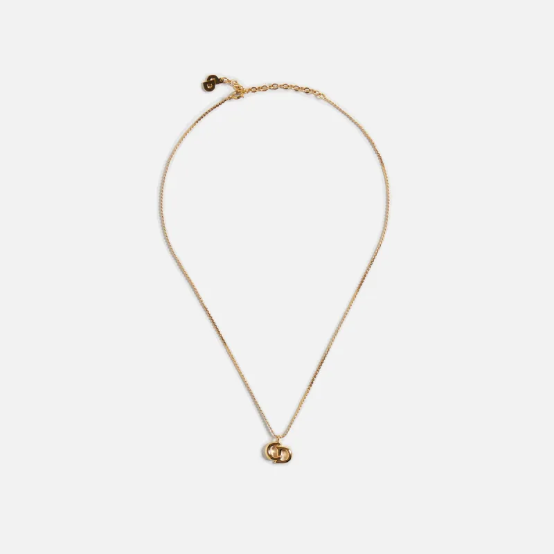 WGACA Dior CD Necklace - Gold sold by Kith