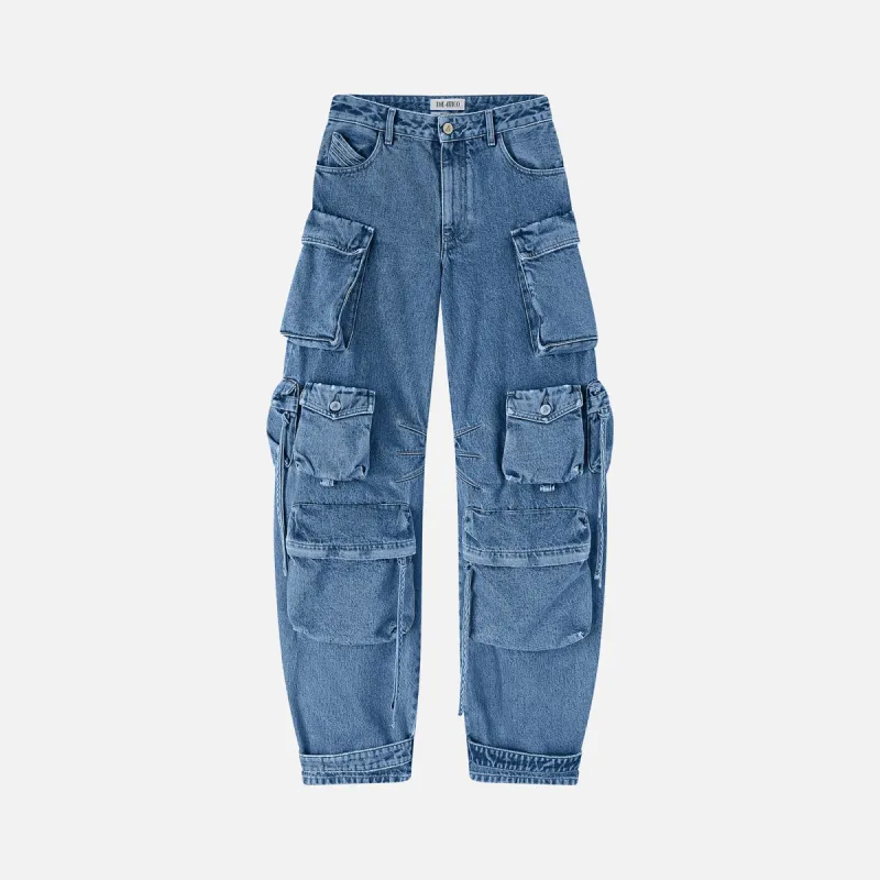 The Attico Fern Long Pant - Light Blue sold by Kith