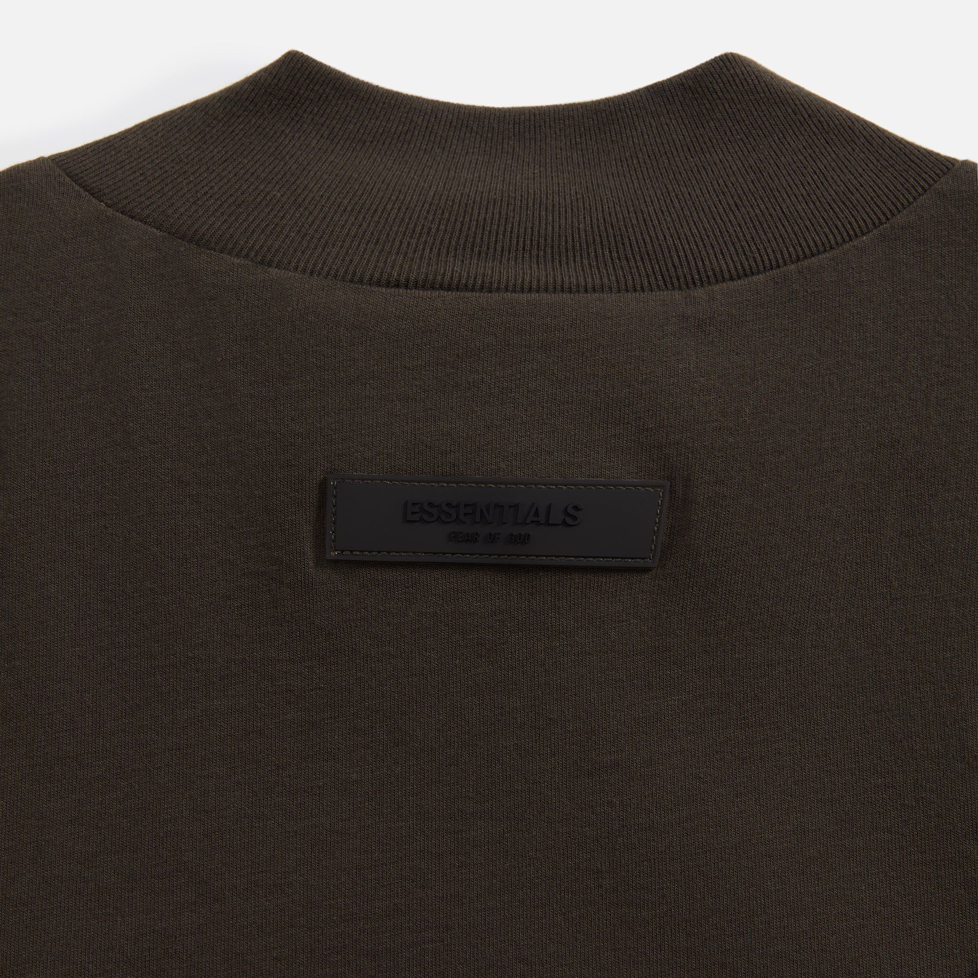 Essentials Long Sleeve Tee - Off-Black sold by Kith product image thumbnail 4