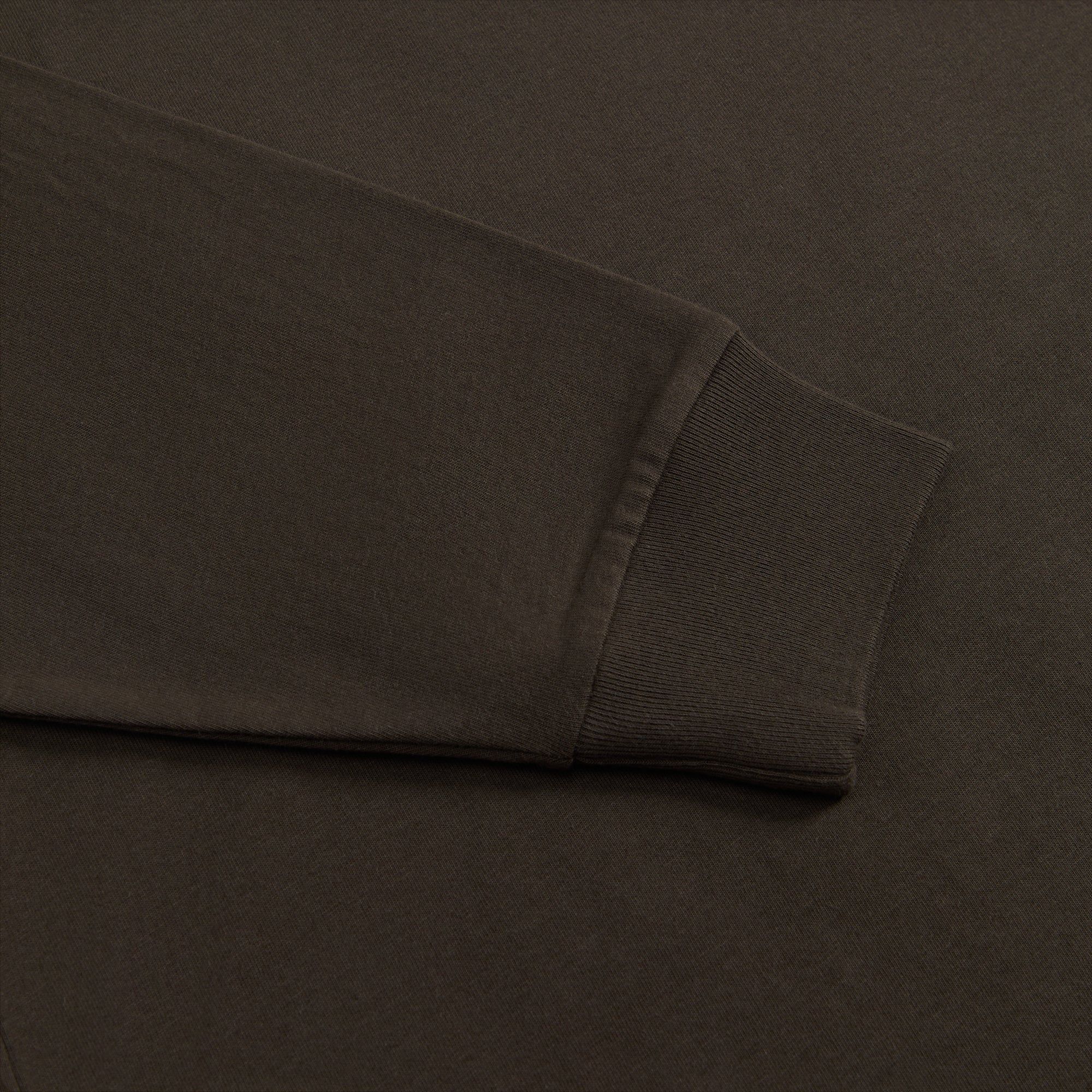 Essentials Long Sleeve Tee - Off-Black sold by Kith product image thumbnail 5