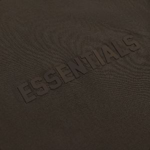 Essentials Long Sleeve Tee - Off-Black sold by Kith