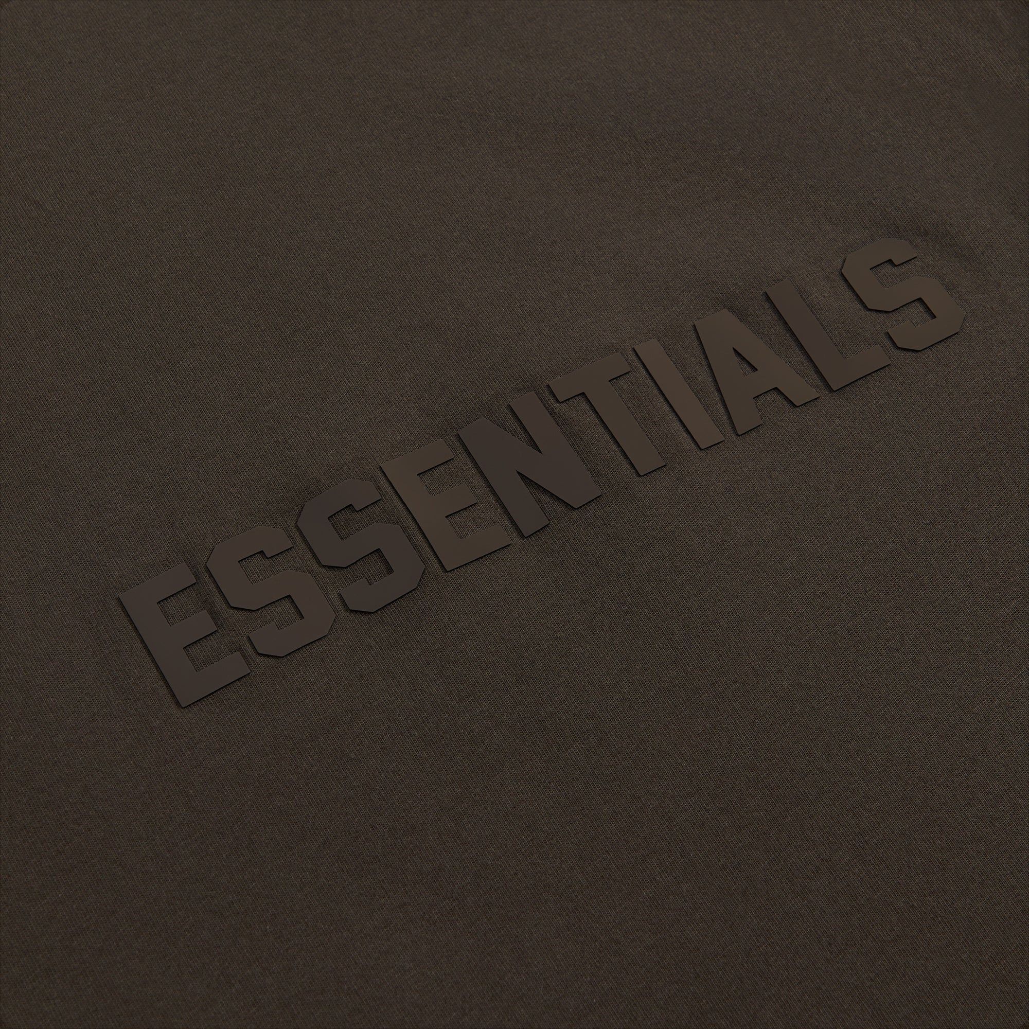 Essentials Long Sleeve Tee - Off-Black sold by Kith product image thumbnail 3