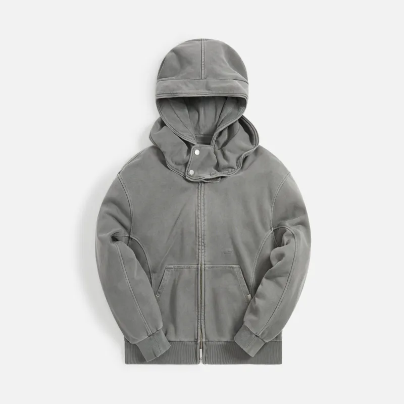 C2H4 Shelter Zipper Hoodie - Storm Grey sold by Kith