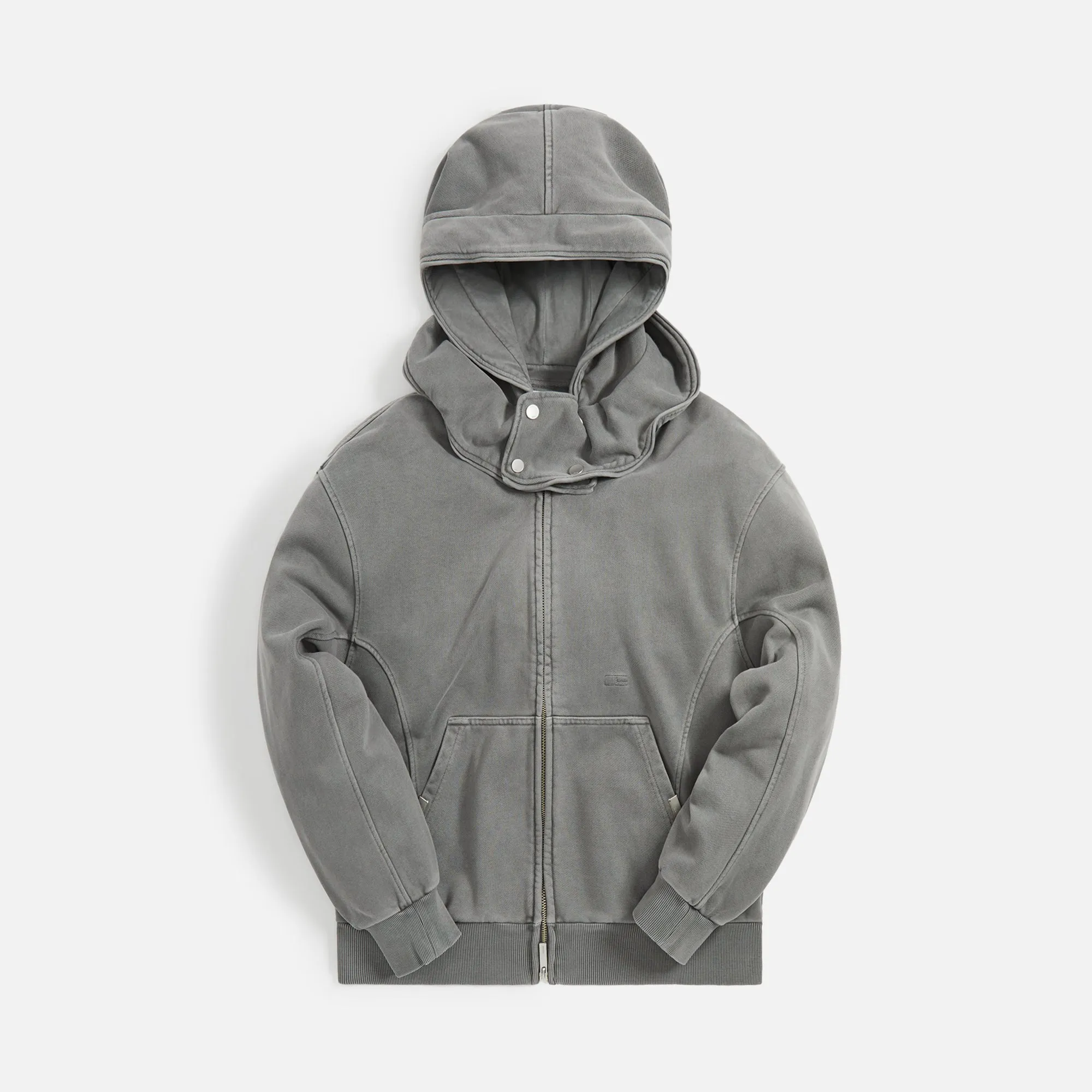 C2H4 Shelter Zipper Hoodie - Storm Grey sold by Kith