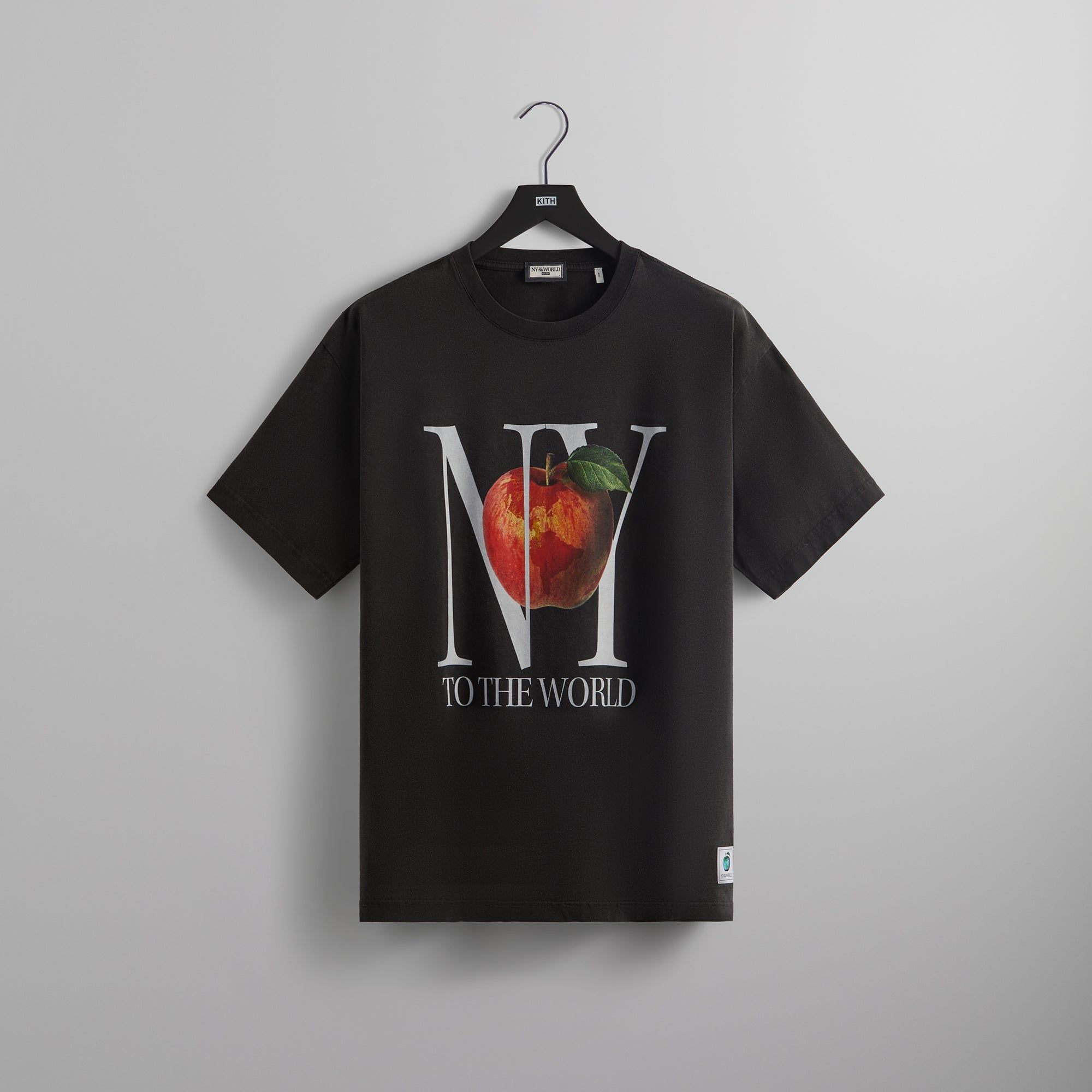 Kith New York to the World™ Vintage Tee - Black sold by Kith