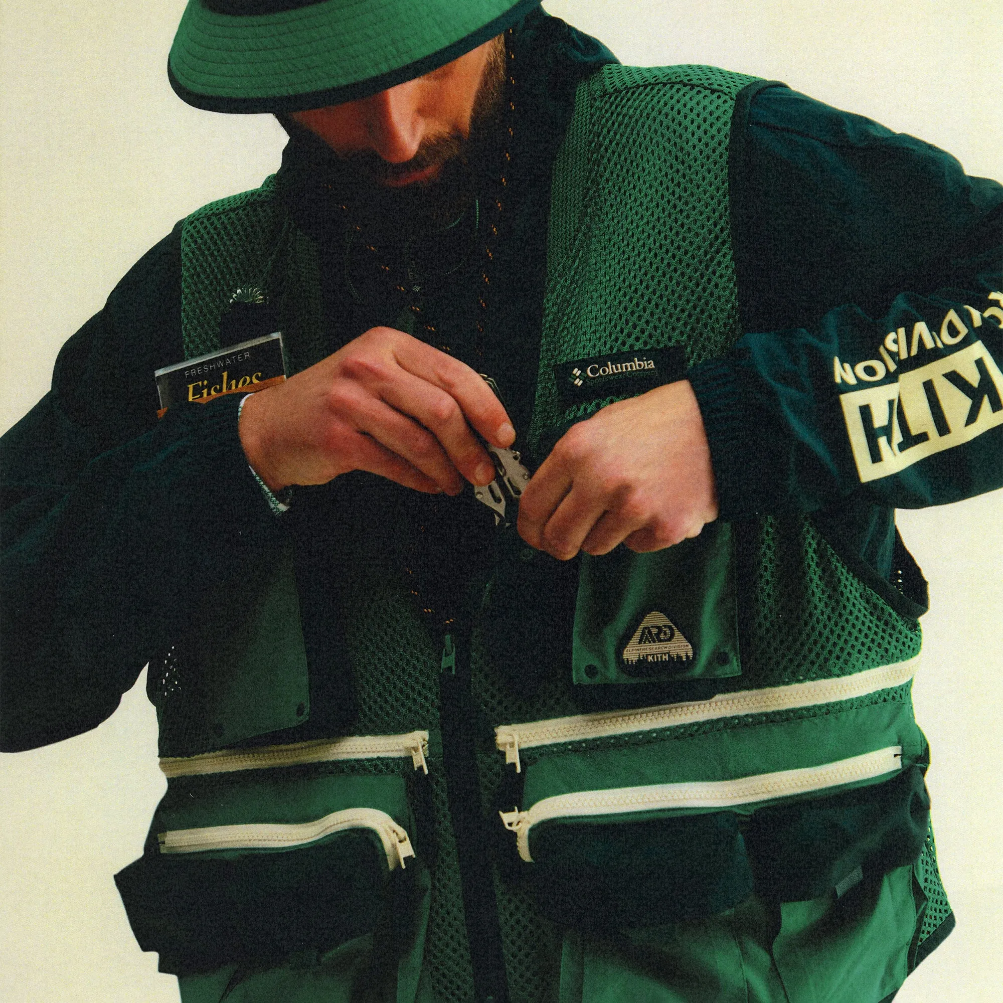 Kith for Columbia Utility Vest - Bamboo Forest sold by Kith product image thumbnail 2