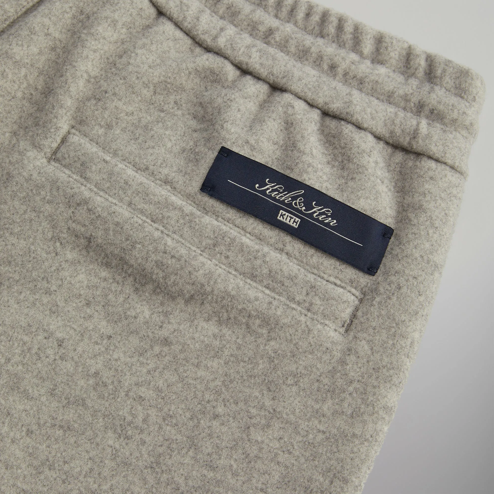 Kith Felted Jersey Lorimer Pant - Medium Heather Grey sold by Kith product image thumbnail 5