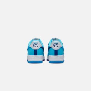 Nike Air Force 1 Lv8 2 - White / Deep Royal Blue / Baltic Blue / Light Photo Blue sold by Kith