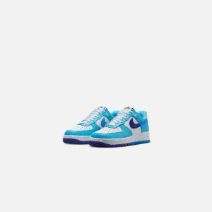 Nike Air Force 1 Lv8 2 - White / Deep Royal Blue / Baltic Blue / Light Photo Blue sold by Kith