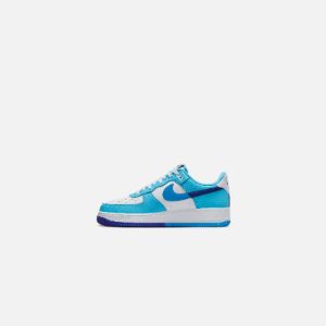 Nike Air Force 1 Lv8 2 - White / Deep Royal Blue / Baltic Blue / Light Photo Blue sold by Kith