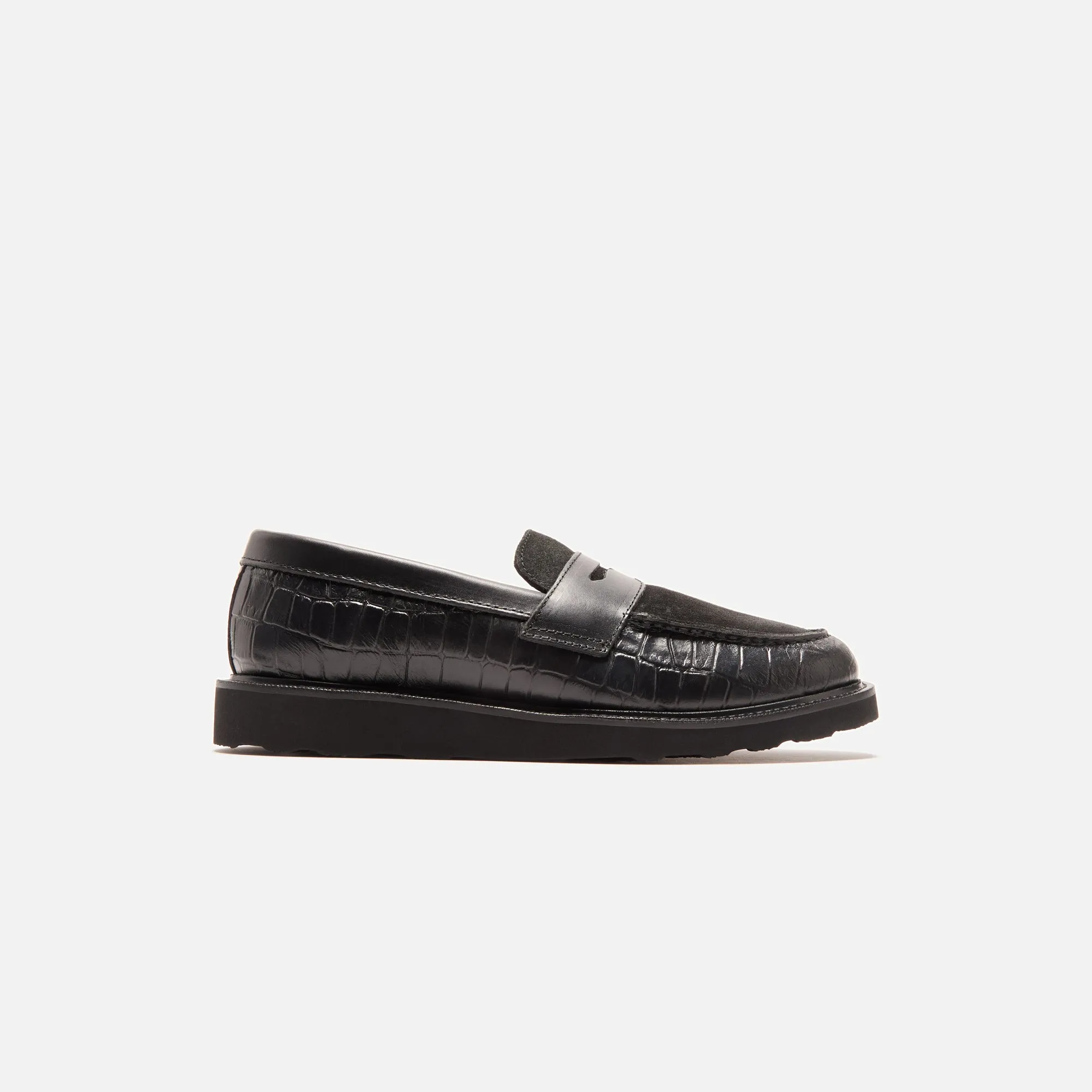 Caminando Loafer - Black / Black Croco sold by Kith